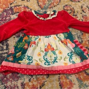 Matilda Jane Christmas dress 3/6 month